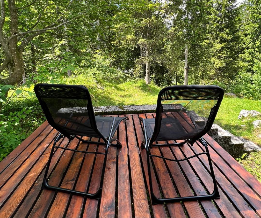 ~Chalet_Rifugio Tra I Boschi~ Sella Nevea Esterno foto